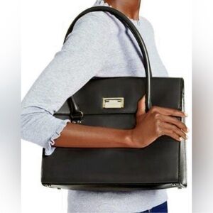 Kate Spade Black Leather Sinclair Satchel